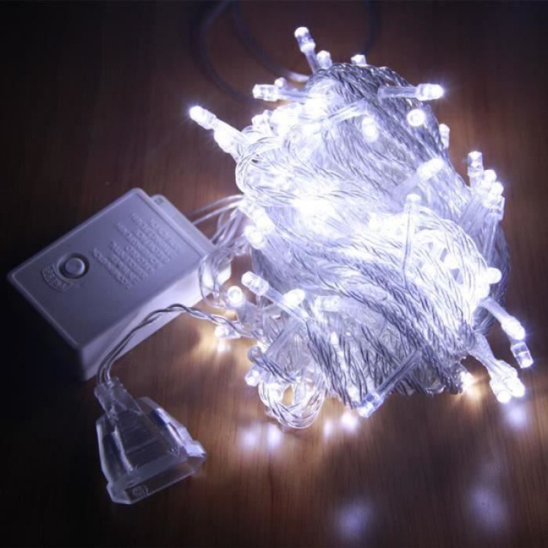 Lichterkette – Ohne Markennamen – 30 Meter – 300 Leds – Wasserdicht – Für Den Außenbereich – Kaltweiß