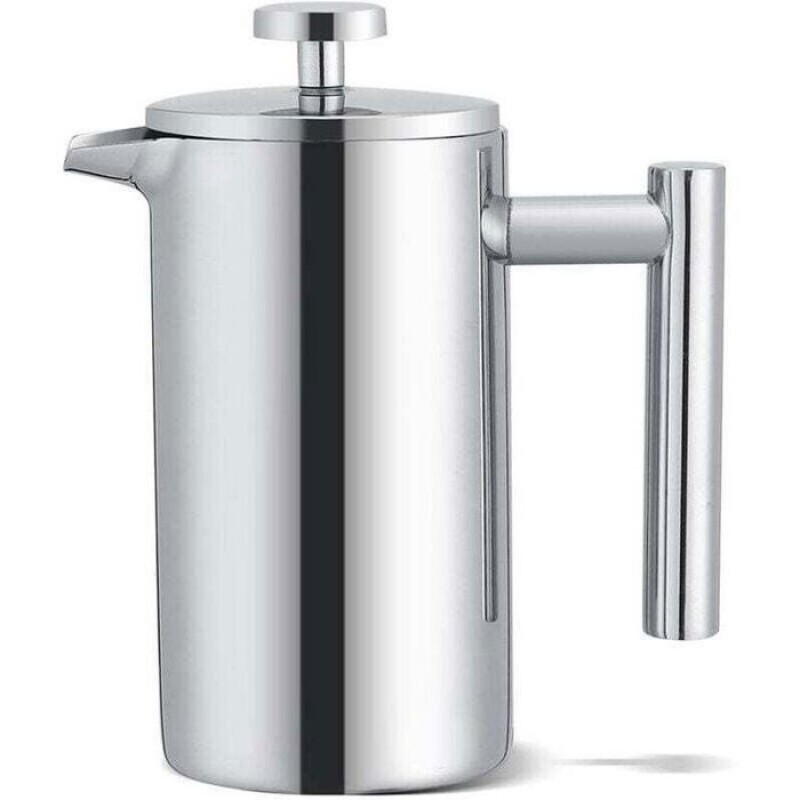 French-press-kaffeebereiter – Edelstahl – 350 Ml – Dreifachfilter – Thermoisolierung