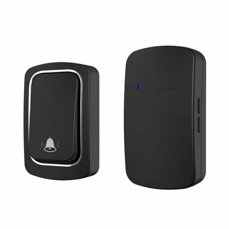 Drahtlose Türklingel Mit Eigener Stromversorgung, Keine Batterie Erforderlich, 150 M Reichweite, Wasserdicht Nach Ip44, 38 Melodien, Einstellbare Lautstärke Bis Zu 110 Db