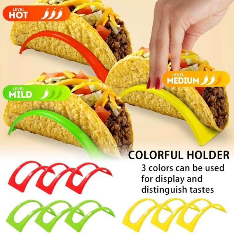 Speisenhalter – Form Nicht Spezifiziert – Rechteckig – Praktisch Für Tacos Und Hotdogs – Ideal Für Erwachsene