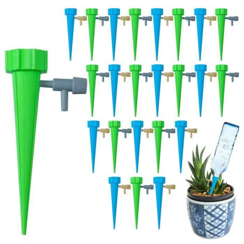 40-teiliges Tropfbewässerungsset, Automatisches Bewässerungssystem Mit Steuerventilen, Einstellbare Bewässerung Für Pflanzen, Garten Und Haus