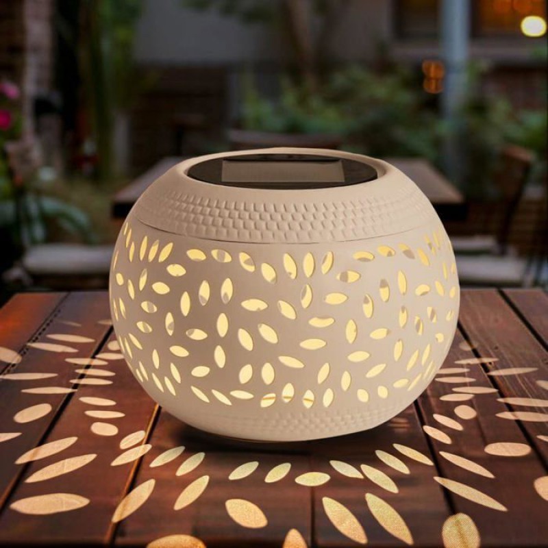 Retro Led Wasserdichte Solar-tischleuchte Für Den Außenbereich