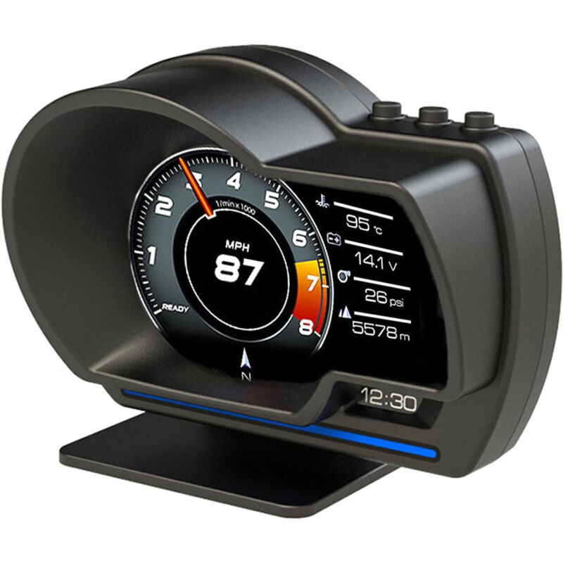 Obdii-head-up-display Mit Gps, Ersatzteile Für Elektronische Head-up-displays, Hochauflösende 9-zoll-displays, Tachometer