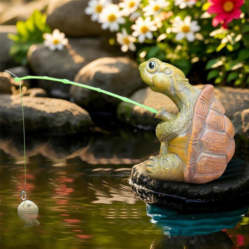Mini-teichdekoration – Gartenfiguren – Frosch – Gartenfiguren Für Den Außenbereich – Wetterfest