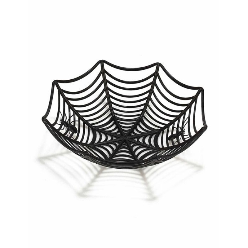 Lebensmittel- Und Nicht-lebensmittelaccessoire – 27 Cm Große Halloween-spinnennetz-salatschüssel