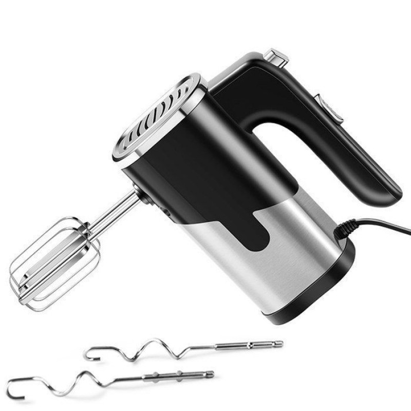 Elektrischer Küchenmixer, Extrem Leistungsstarker 800-watt-elektromixer, 5 Geschwindigkeitsstufen Und Turbofunktion, 2 Rührbesen Und 2 Knethaken