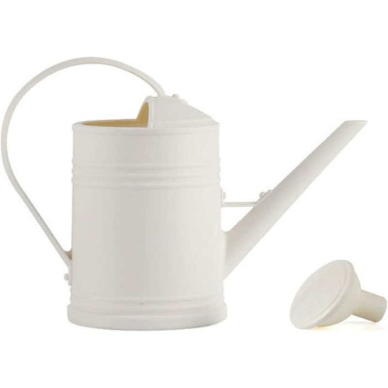 1 Gießkanne, Kunststoff, Abnehmbarer Sprühkopf, Ergonomisch, 2 Liter, Für Drinnen Und Draußen, Mit Etikett