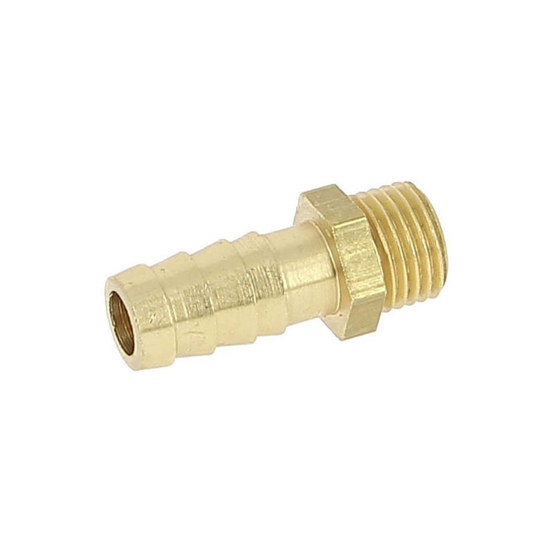 Nutverschraubung Aus Messing, Ø10 Außengewinde 1/4" - Nutverschraubung Aus Messing, Ø10 Außengewinde 1/4" - Nutverschraubung Aus Messing, Ø10 Außengewinde 1/4
