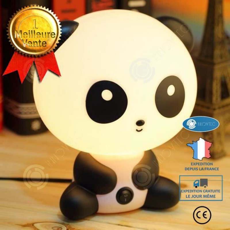 I® Baby Nachtlicht, Nachttischlampe, Stimmungslicht, Wecklicht, Sanftes Licht Für Kinder, Panda-nachtlicht
