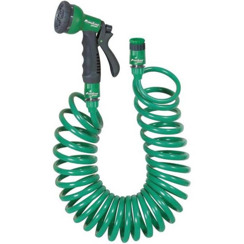 15 M Spiralschlauch – Mehrstrahl-spritzpistole – Flexibel Und Langlebig – Ideal Zum Bewässern – D-work