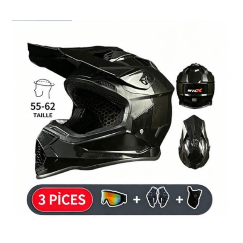 Vt8 Motocross-helm, Integralhelm Für Motorräder, Offroad-karthelm, Professionell, Stoß- Und Sturzfest
