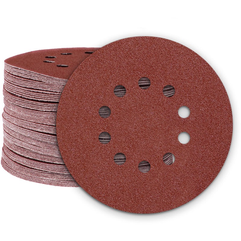 Fox Selbstklebende Schleifscheiben, 225 Mm, 10 Löcher, Für Gipsschleifer, Standard-korund (10er-packung) G36