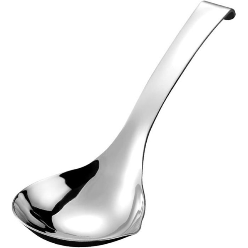 Servierlöffel Aus Edelstahl Mit Ergonomischem Griff, Unverzichtbarer Professioneller Suppenkelle Für Den Hausgebrauch.
