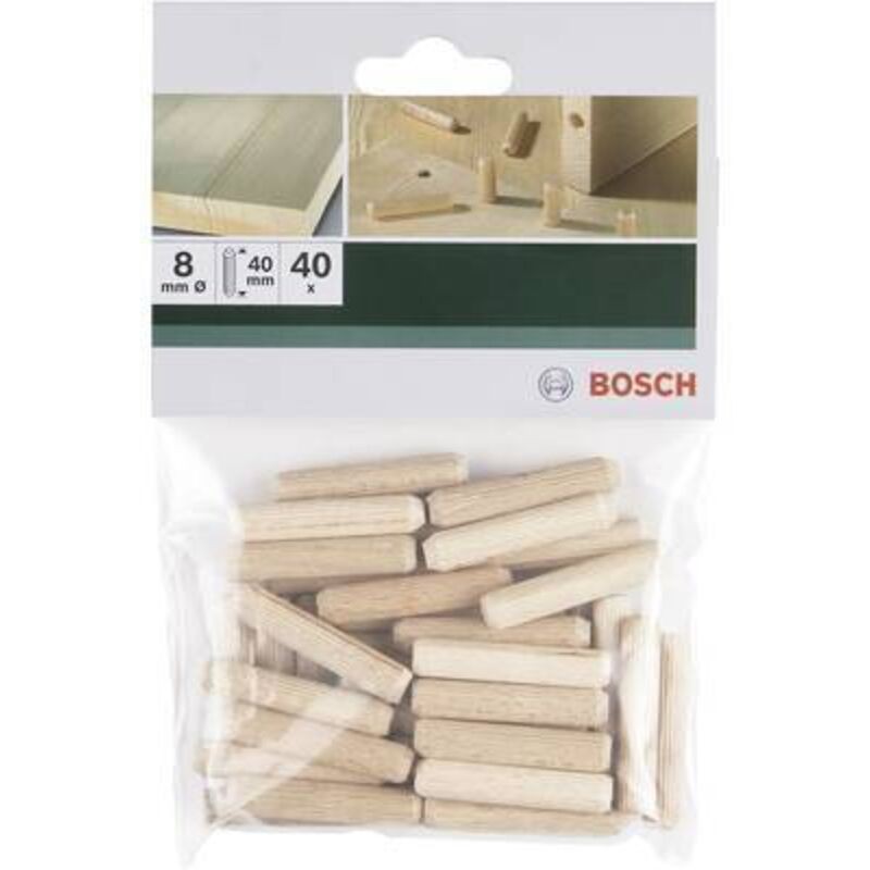 Packung Mit 30 Bosch 10mm Holzdübeln 2609255313 C96848 - Packung Mit 30 Bosch 10mm Holzdübeln 2609255313 C96848