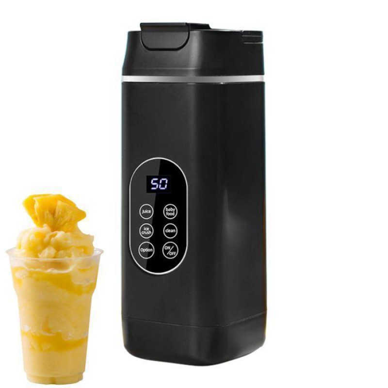 Smoothie-mixer, Kabelloser Usb-entsafter, Tragbarer Mixer 23,1 X 8,7 X 8,7 Cm, Mit Nachfüllbarem Becher