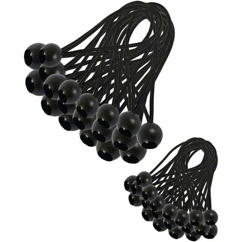 Gummiseil, 30 Stück Elastisches Gummiseil, Planen-gummiseil, Elastisches Gummiseil, Gummiseil Für Pavillons, Planen, Camping, Zelte, Vorhangverlängerungsgurt (200 Mm)