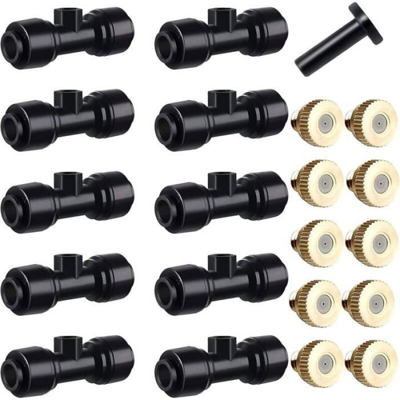 Huaziz Gartenbewässerungssystem-set Mit Sprühdüse Aus Messing, Zerstäuberdüse, 1 Stück