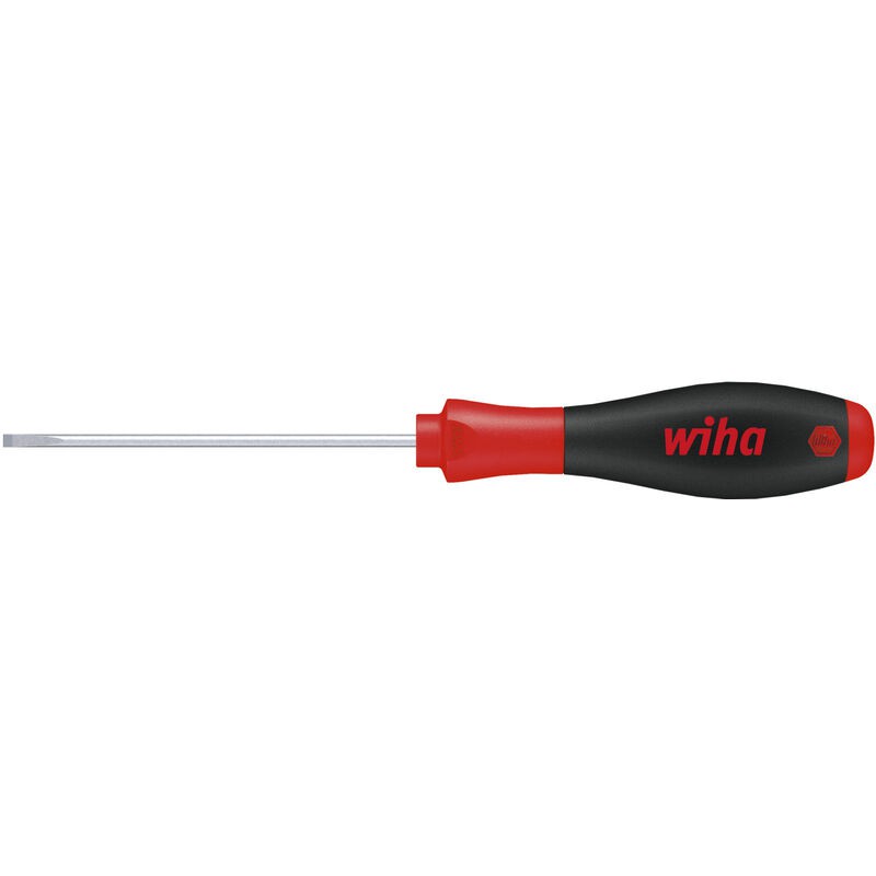 Wiha Softfinish® Schlitzschraubendreher Mit Runder Klinge Für Schrauben Mit Einer Tiefe Von 5,5 Mm X 300 Mm (00702)