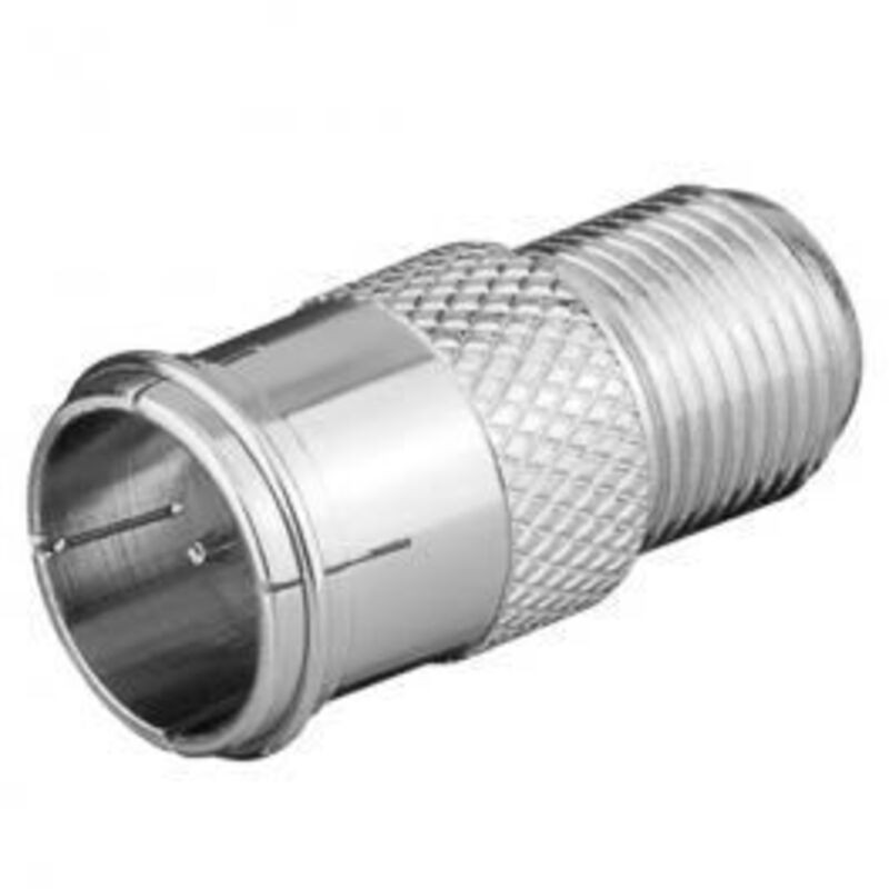 Tv-sat-adapter Schnellanschluss F-stecker Auf Schraub-f-stecker - Tv-sat-adapter Schnellanschluss F-stecker Auf Schraub-f-stecker