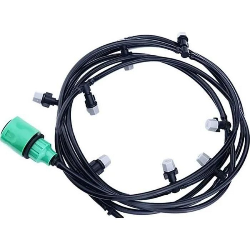 Terrassen-nebelsystem, 10-m-nebelsystem-set Für Den Außenbereich, Bewässerungsset Für Garten Und Pool, Nebelkühlung