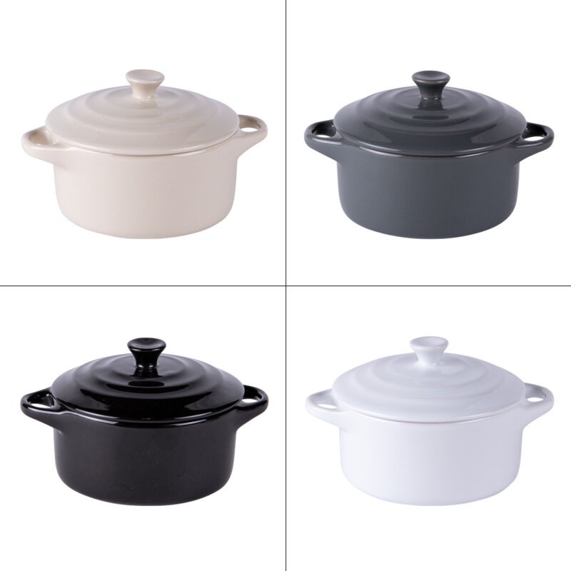 Table Passion – Set Mit 4 Mini-zen-auflaufformen, 9 Cm, Aus Steingut