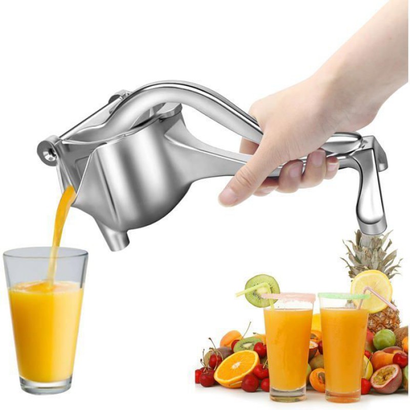 Manuelle Zitruspresse - Aluminium - Ergonomischer Griff - Für Zitronen Und Orangen