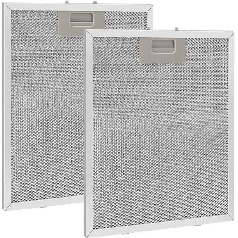 2 Stück Metallfettfilter Für Dunstabzugshauben 320x260mm, Netzfilterzubehör Für Dunstabzugshauben