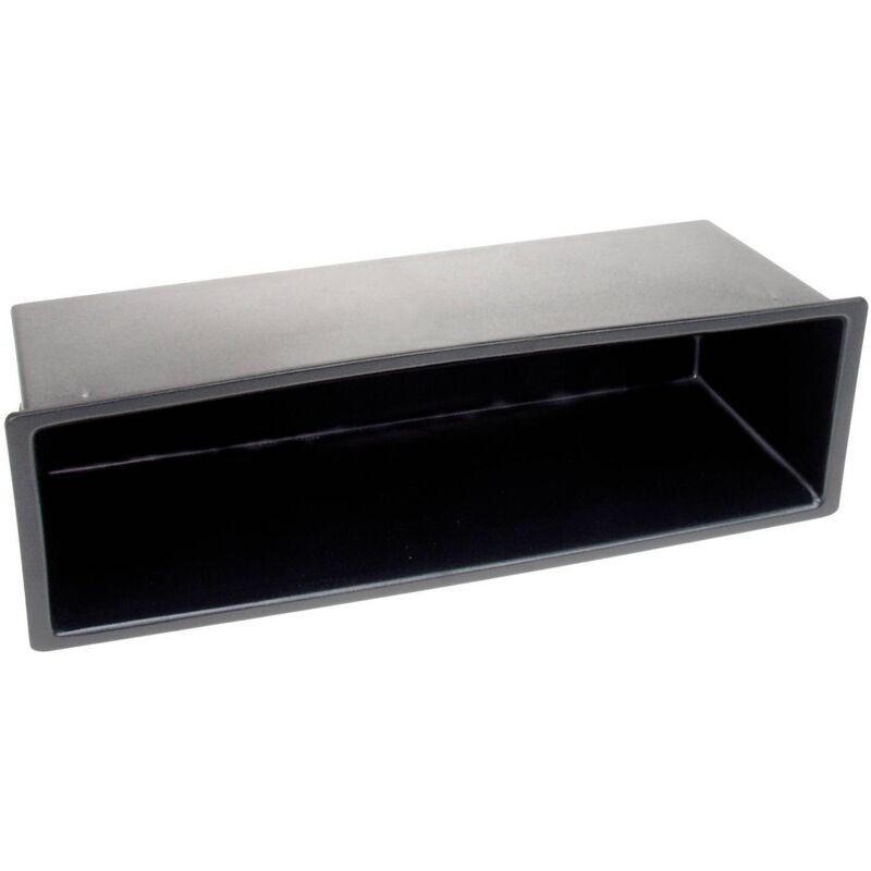 Universelles 1-din-iso-autoradio-ablagefach, 55 Mm Tief – Schwarz