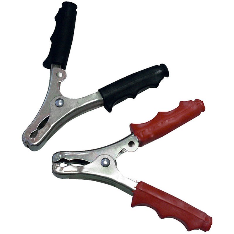 2 Isolierte Ladeklemmen (60 A) Für Rotes Und Schwarzes Ladekabel