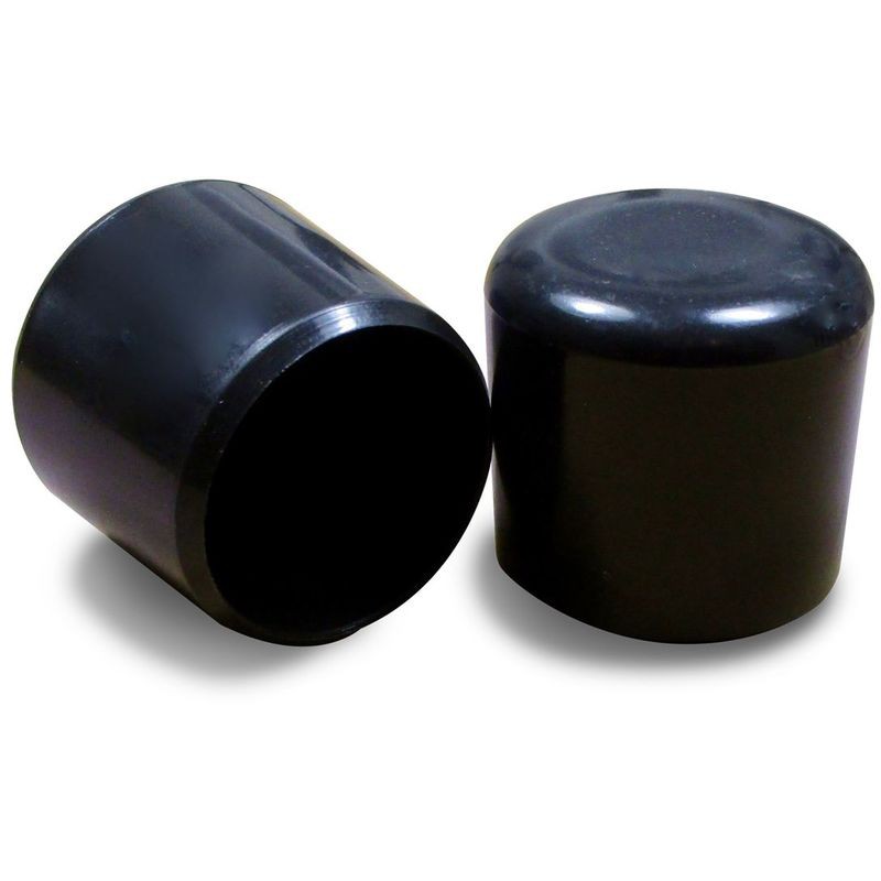 Schwarze Kunststoff-endkappe Für 16-mm-rundrohre – Schutzkappe Für Stühle, Tische Und Leuchten – Schützt Vor Stößen Und Feuchtigkeit –