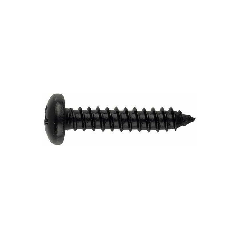 500 Ph2 Blechschrauben, 3,5 X 16 Mm, Schwarz Verzinkt, Für Blech Und Pvc - Tzn813516 - Index