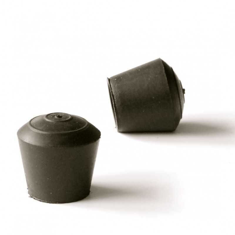 Schwarze Gummiendkappe Für Schläuche Mit 16 Mm Durchmesser - - Schwarze Gummiendkappe Für Schläuche Mit 16 Mm Durchmesser