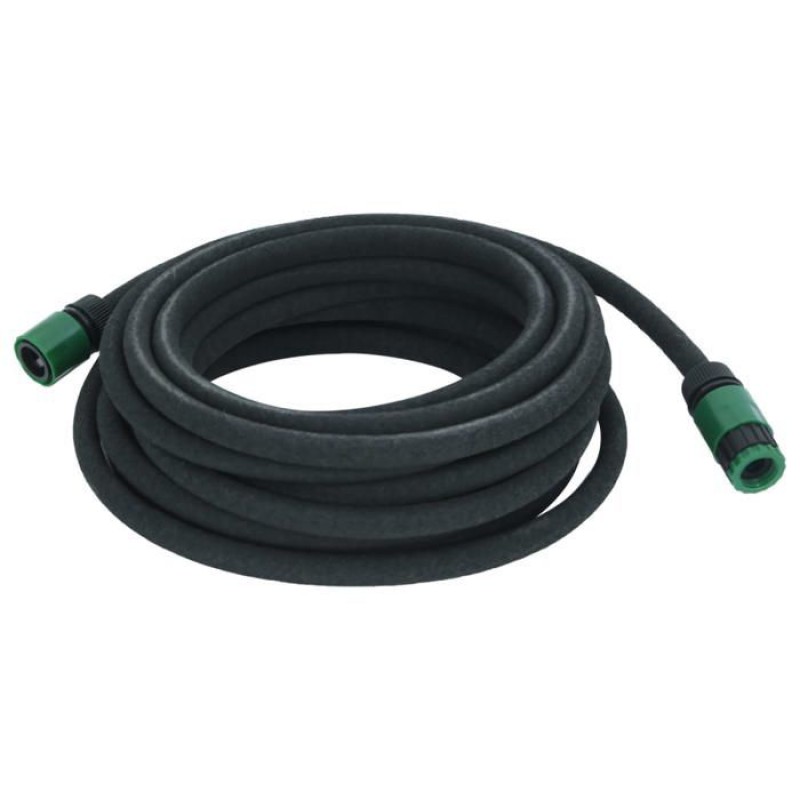 Discount Fr - Schwarzer 0,6" 10m Gummi-gartenschlauch Grand415