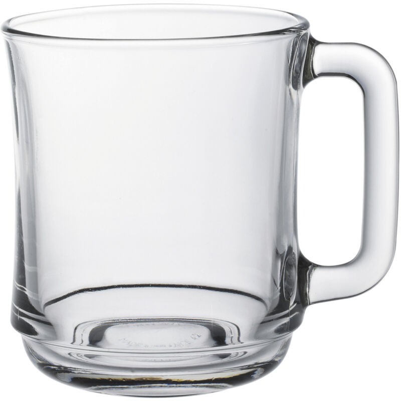 Duralex Lys Glas Mit Henkel, 250 Ml, Klar - 6er-set