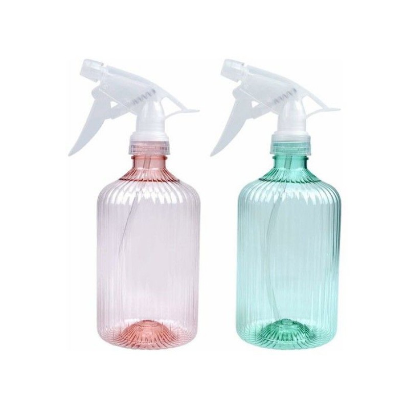 Pflanzensprüher – 2er-set – Transparentes Rosa Und Mintgrün – Maße: 21 X 8 Cm – Leichtgewicht: 51 G