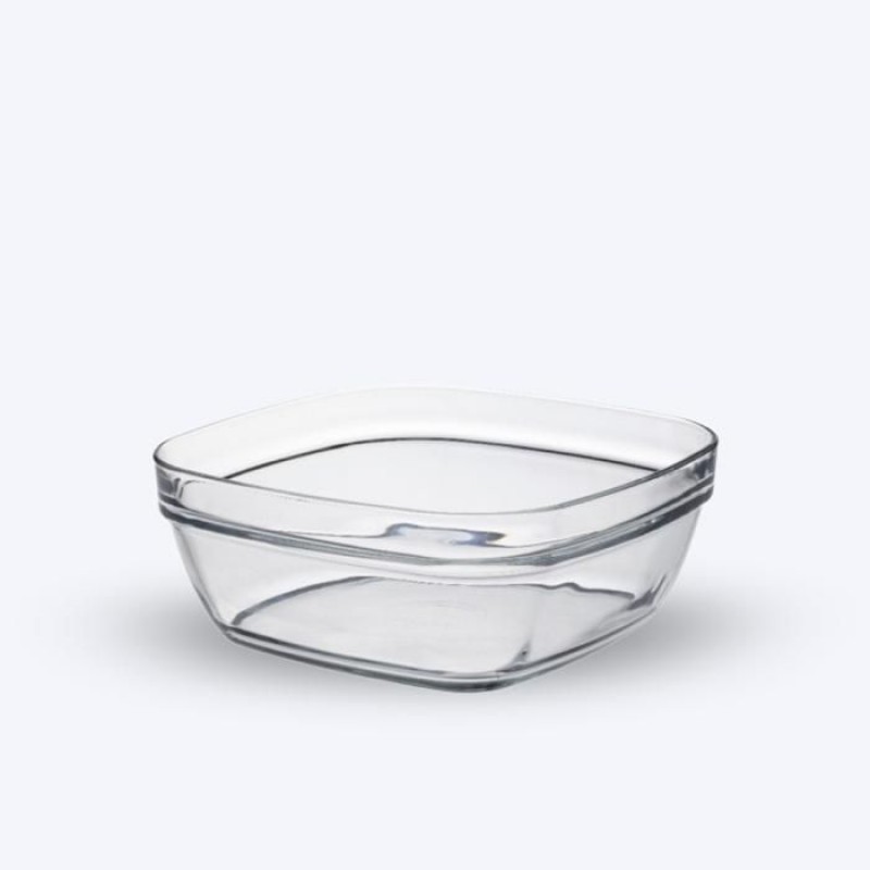 Lys – Quadratische Salatschüssel Aus Klarglas, 14 Cm – 61 Cl