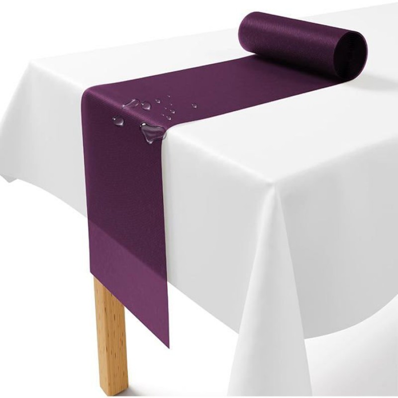 Tischläufer Aus Vliesstoff – Lila – 30 Cm X 25 M – Einweg-tischläufer – Elegante Tischdekoration Für Flieder-sets