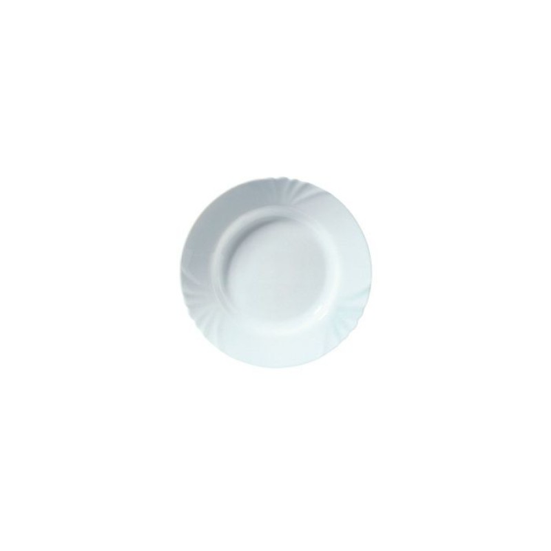 Set Mit 6 Cadix Opal-suppentellern, 21,5 Cm, Weiß