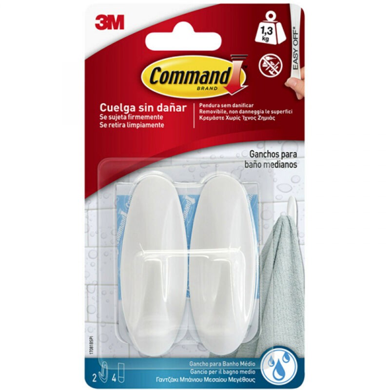 Weiße Häkelnadel, Mittelgroß, 29 X 79 X 29 Mm, 2 Stück + 4 Gummibänder, Max. 1,3 Kg