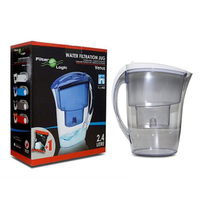 Wasserfilterkanne – Brita – 2,4 L – Weiß – Filter Inklusive
