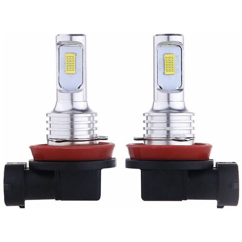 2x 35w 4000lm 6000k Weiße Led H11 H8 H9 H16 Brouillard Lumières Ampoules Trousse
