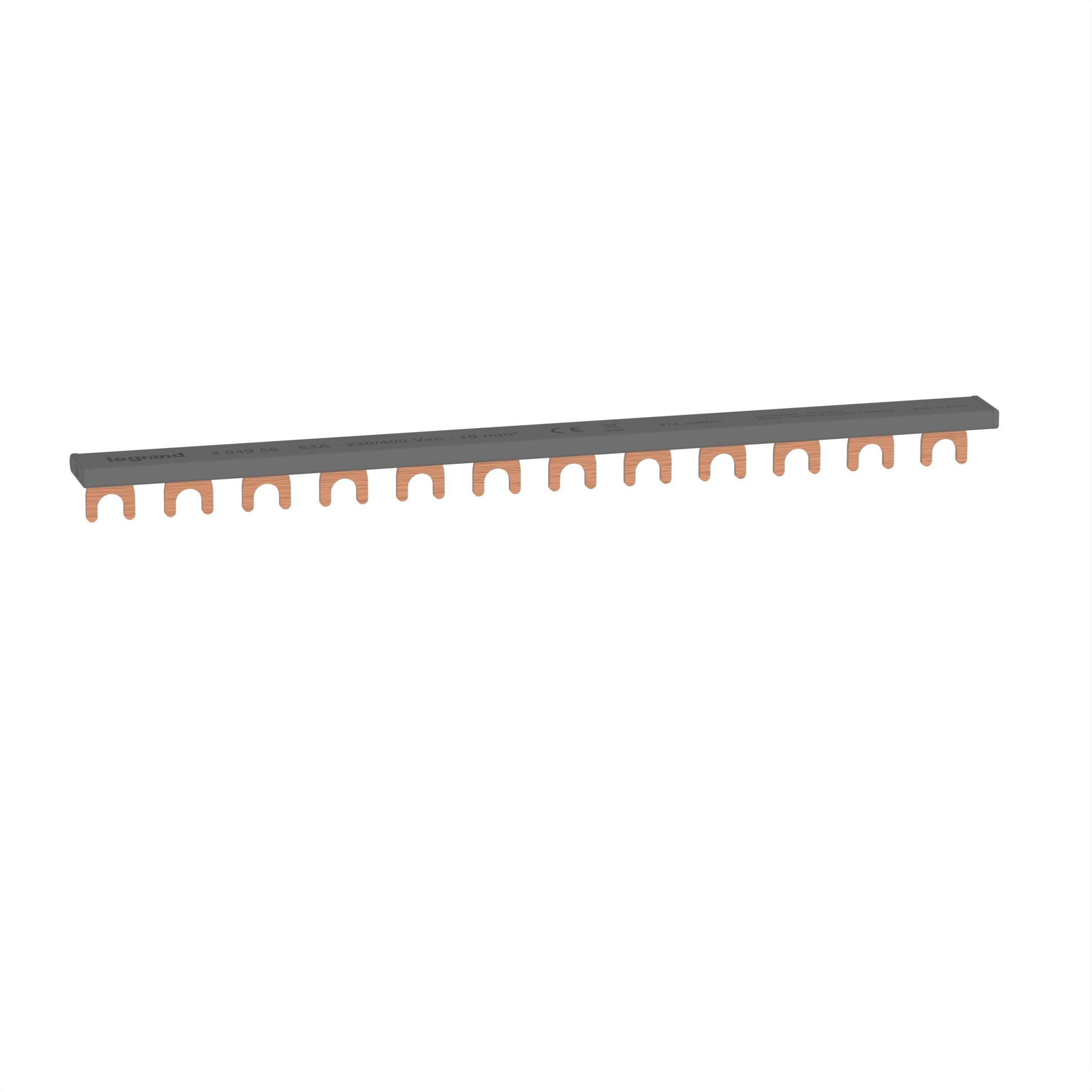 Sammelschienenverbinder Legrand Bi1-1p-12 63a 10mm²
