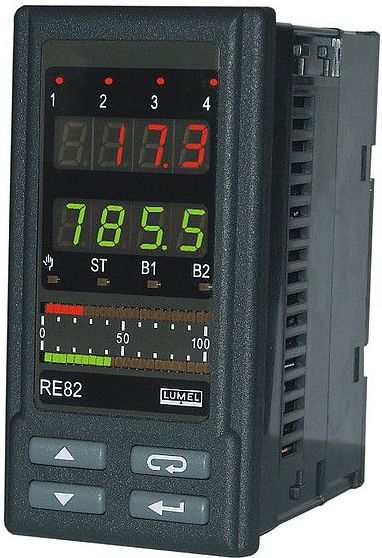 Steuergerät Lumel Re82 110100p0 2 Relaisausgänge 96x93x48 Mm