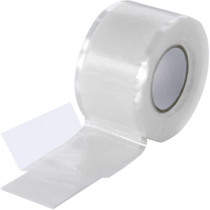 1 X 3 M Selbstschweißendes Silikonband (selbstdichtend, Selbstvulkanisierend), Isolierband Und Dichtungsstreifen (wasser- Und Luftdicht), 25 Mm Breit, Weiß
