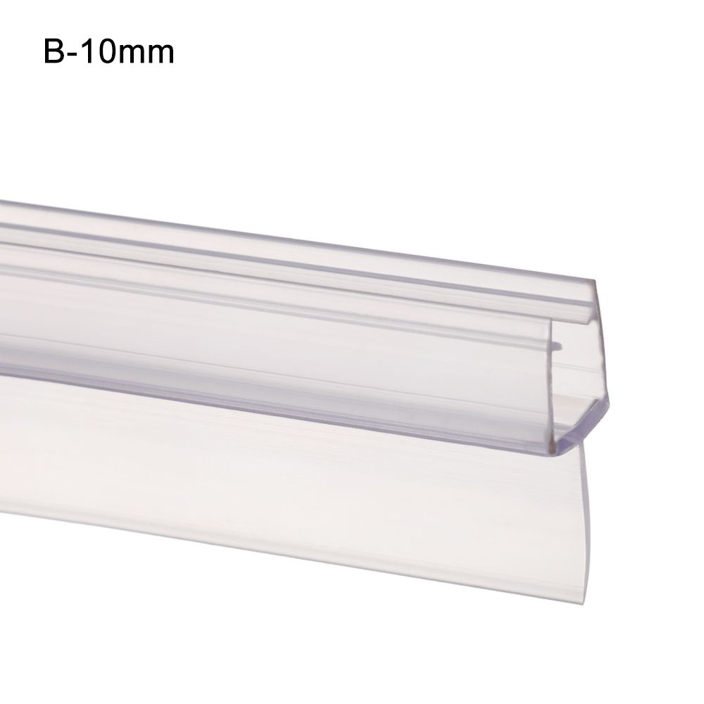 B-10mm Tragbare Duschtür-/fensterdichtung, Transparentes Stoßfestes Pvc-material, Wasserdicht.