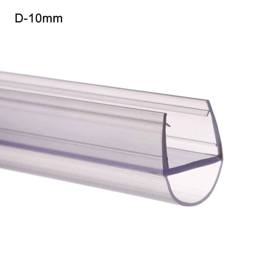 D-10mm Tragbare Duschtür-/fensterdichtungsleiste, Transparentes, Stoßfestes Pvc-material, Wasserdicht.