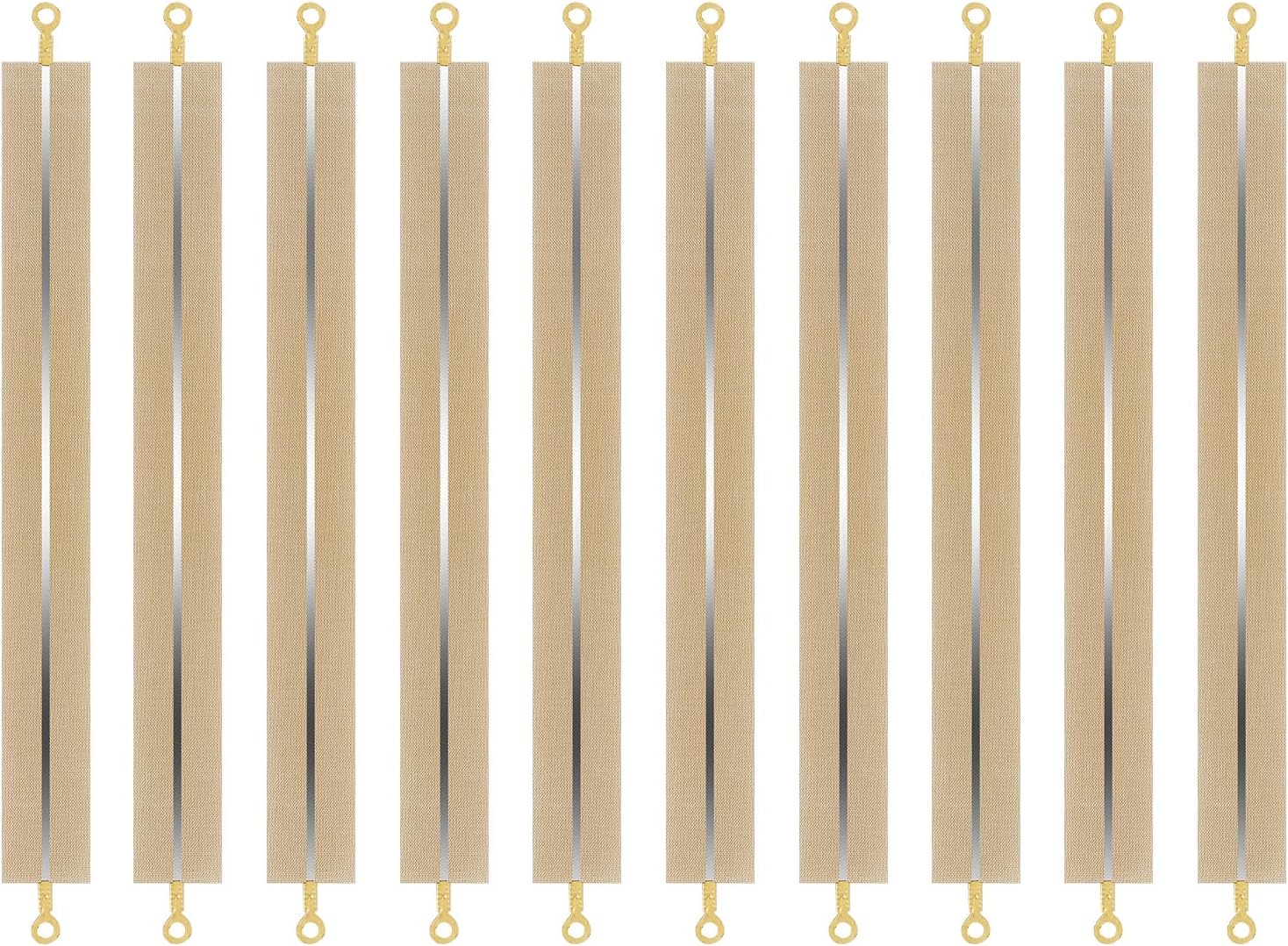 10-teiliges Impulsschweißgeräte-ersatzteilset, 12 Zoll Lange Hitzesiegelstreifen, Heizelement-griff, Reparaturset, 300 Mm X 2 Mm