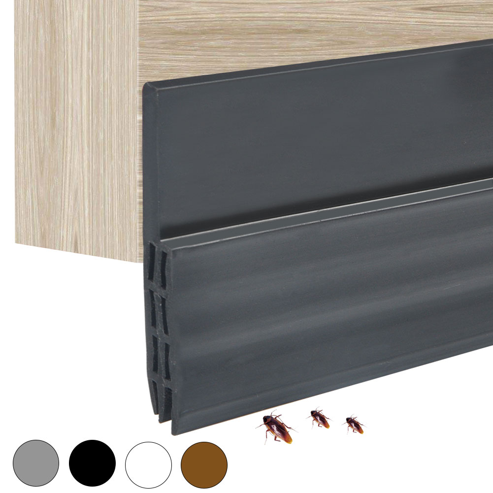 Silikon-türdichtungsstreifen 100 Cm, Selbstklebend, Für Fenster- Und Türspalten