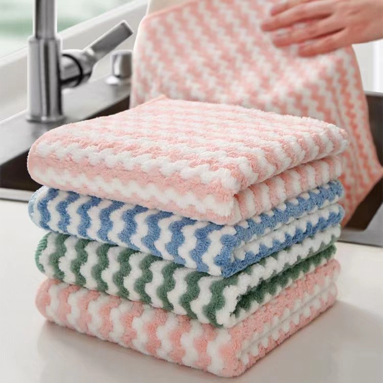(farbe Zufällig) Mikrofasertücher, 10 Stück Geschirrtücher, Allzweck-reinigungstücher, Multifunktional Für Bad, Haushalt, Küche, Büro Und Auto