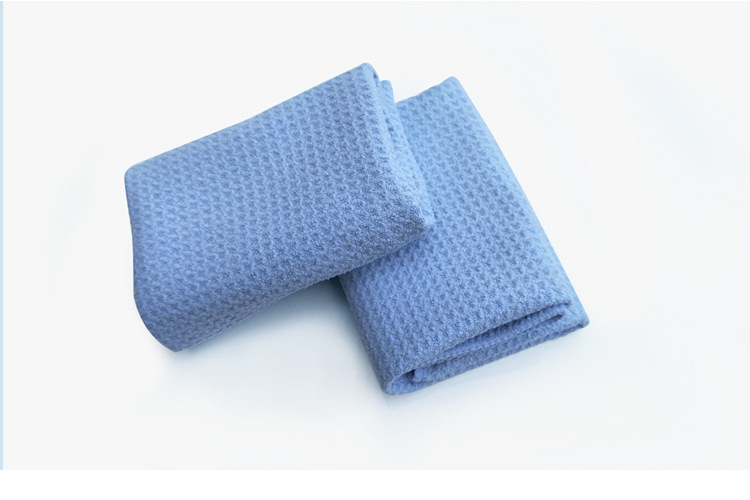 2 Chiffon Blue 40x40 Cm Mikrofasertücher, Multifunktionale Geschirrtücher Für Glas, Spiegel Und Fenster In Küche, Auto, Bad, Zuhause Und Büro, Fischschuppenmuster